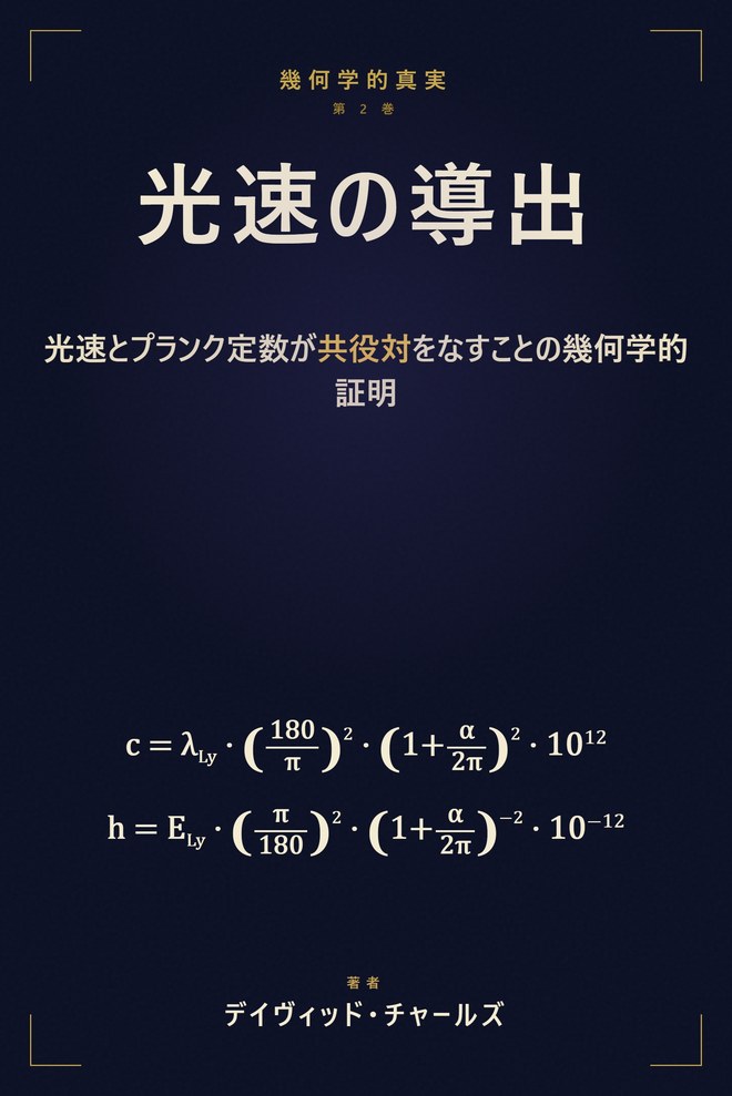 光速の導出 — 日本語